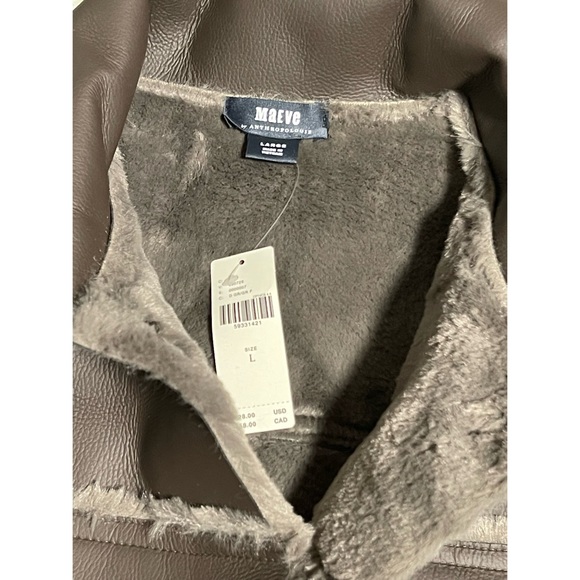 Anthropologie Kerry Reversible Faux Fur Coat NWT - L and XL - Picture 12 of 15